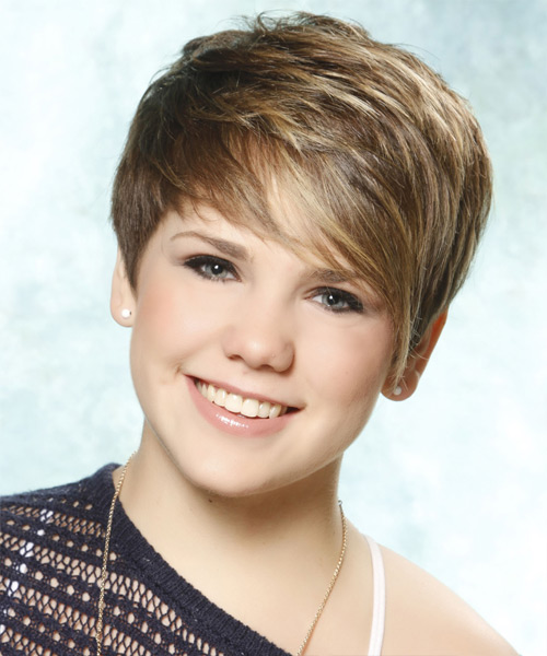 Short And Neat Jagged Cut Bangs