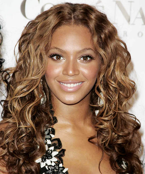 Beyonce Knowles hairstyles Beyonce Knowles Long Curly Brown hairstyle
