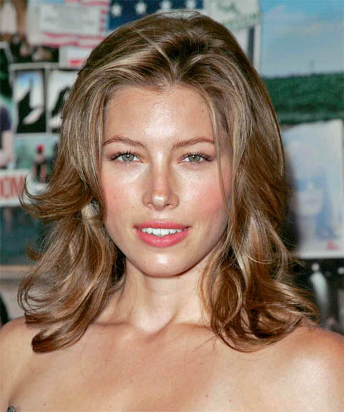 Jessica Biel hairstyles Jessica Biel Long Wavy Brown hairstyle