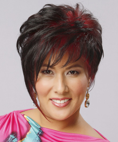 Short And Wispy Asymmetrical Haircut With Volume