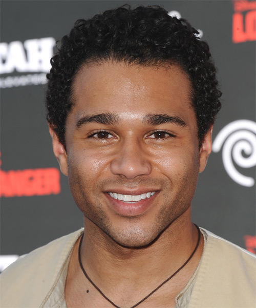 Corbin Bleu Short Curly   Black  Afro  Hairstyle