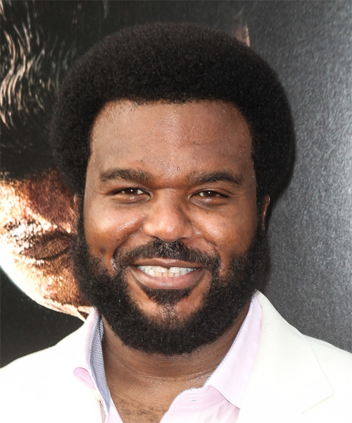 Craig Robinson Short Curly   Black  Afro  Hairstyle