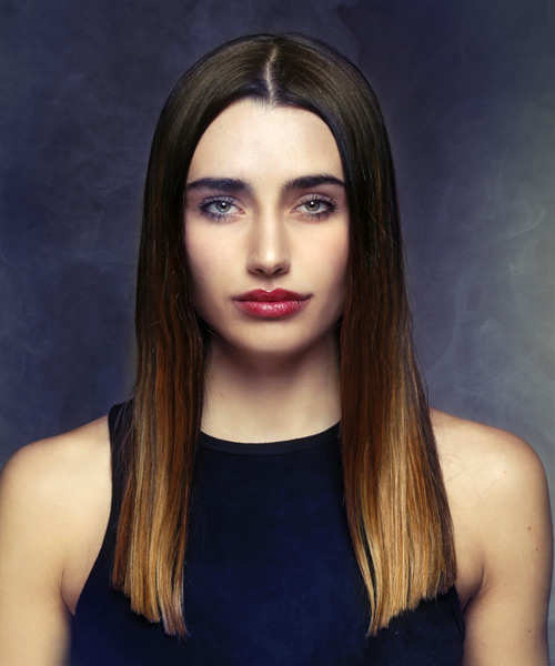 Long Sleek Multi-Tone Hairstyle