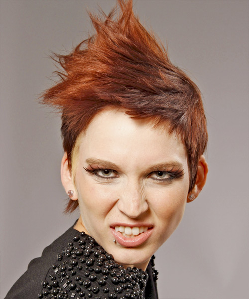 Short Wispy And Spiky Emo Hairstyle