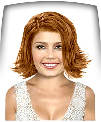 Copper blonde hair color