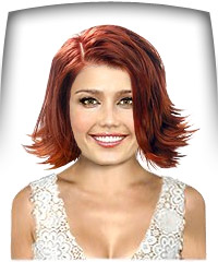 Medium straight hairstyles