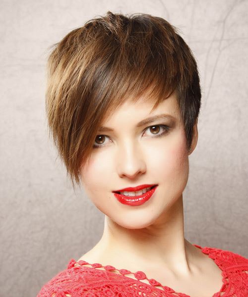 Short And Wispy Asymmetrical Haircut