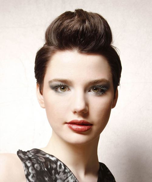 Short Smooth And Teased High Top