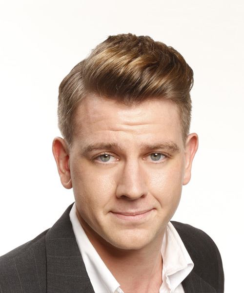 Short Straight   Light Brunette   Hairstyle for Men