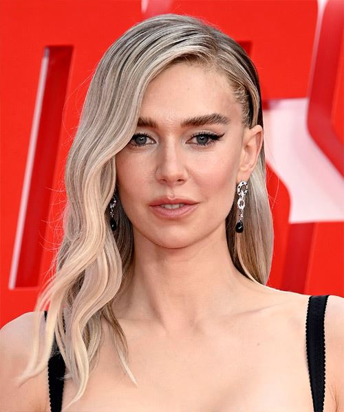 Vanessa Kirby Long Blonde Hairstyle